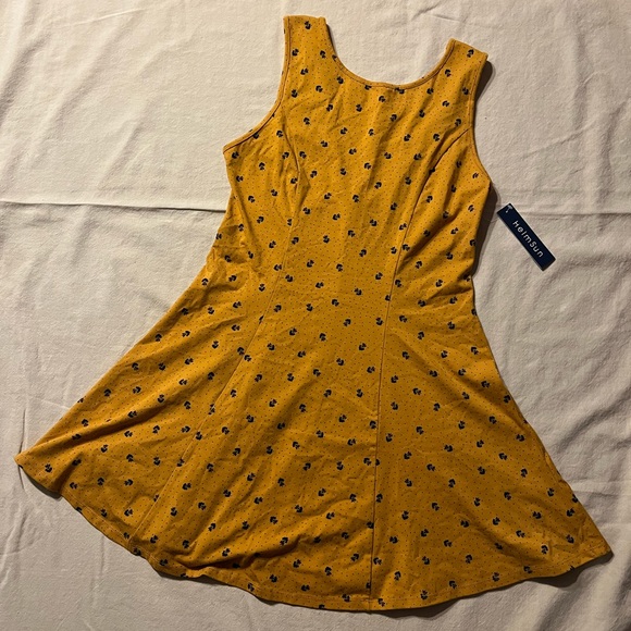 Helmsun Dresses & Skirts - Yellow Floral Dress